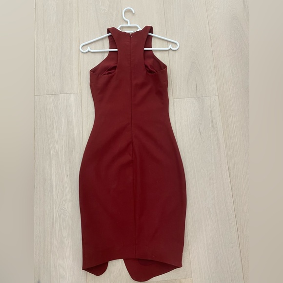 Elizabeth and James Bardot dress- size 0 in crimson - Picture 9 of 12